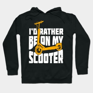 Motorized Electric Kick Scooter E-Scooter Rider Hoodie